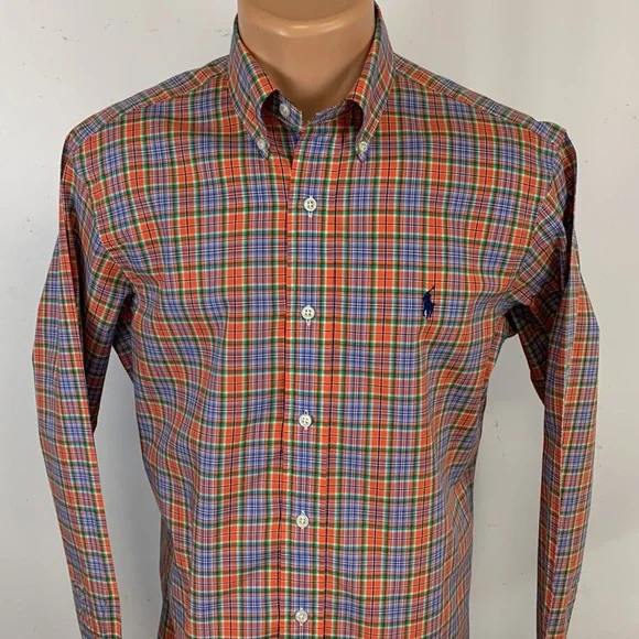 Ralph Lauren long sleeve button down collar shirt.  S - Picture 2 of 7